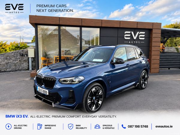 BMW iX3 SUV, Electric, 2023, Blue