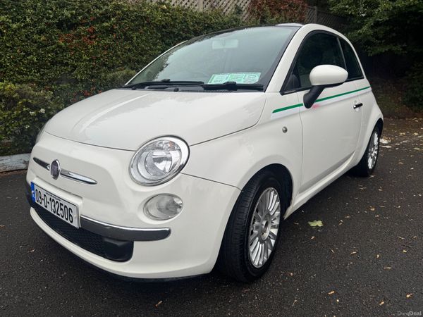 Fiat 500 Hatchback, Petrol, 2009, White