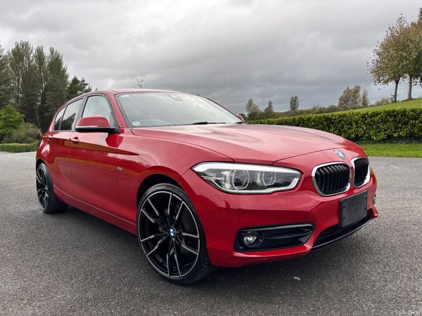 BMW 1-Series Hatchback, Diesel, 2017, Red