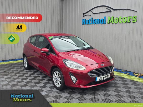 Ford Fiesta Hatchback, Petrol, 2018, Red