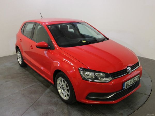 Volkswagen Polo Hatchback, Petrol, 2016, Red