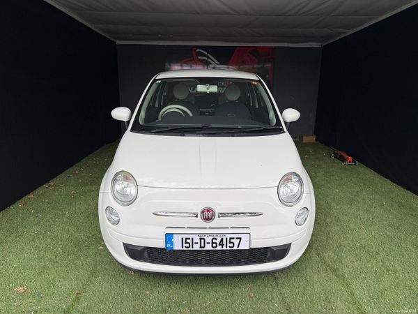 Fiat 500 Hatchback, Petrol, 2015, White