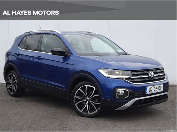 Volkswagen T-Cross SUV, Petrol, 2021, Blue