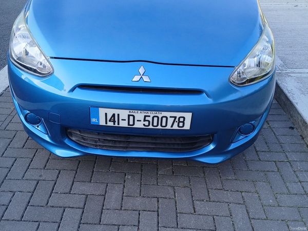 Mitsubishi Mirage Hatchback, Petrol, 2014, Blue