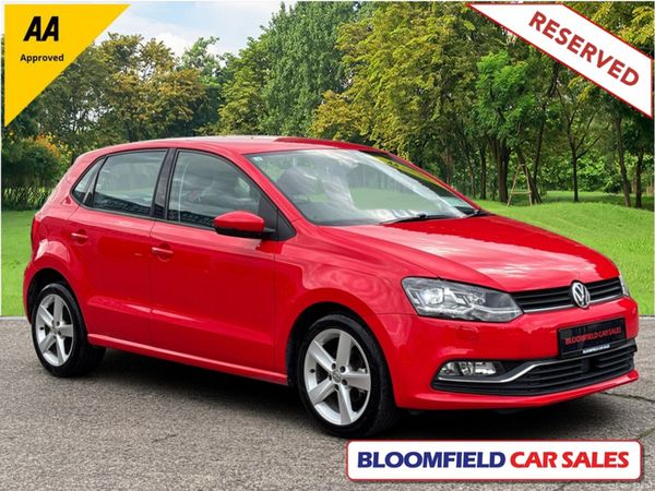 Volkswagen Polo Hatchback, Petrol, 2017, Red