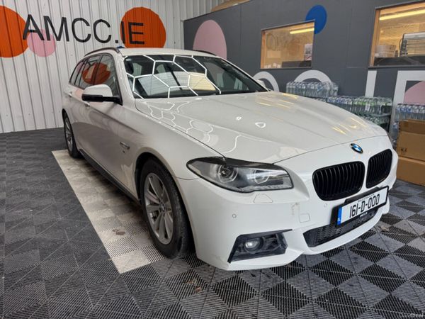 BMW 5-Series Estate, Diesel, 2016, White