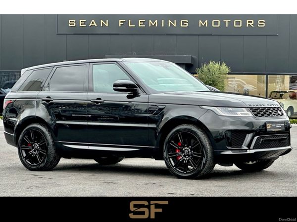 Land Rover Range Rover Sport SUV, Petrol Plug-in Hybrid, 2021, Black