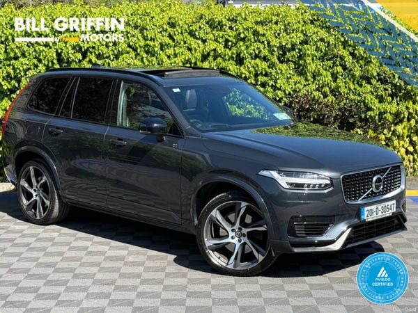 Volvo XC90 SUV, Petrol Plug-in Hybrid, 2020, Grey