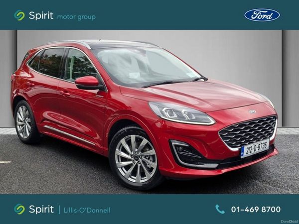 Ford Kuga Hatchback, Petrol Plug-in Hybrid, 2021, Red