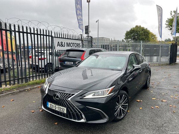 Lexus ES Saloon, Petrol Hybrid, 2023, Black