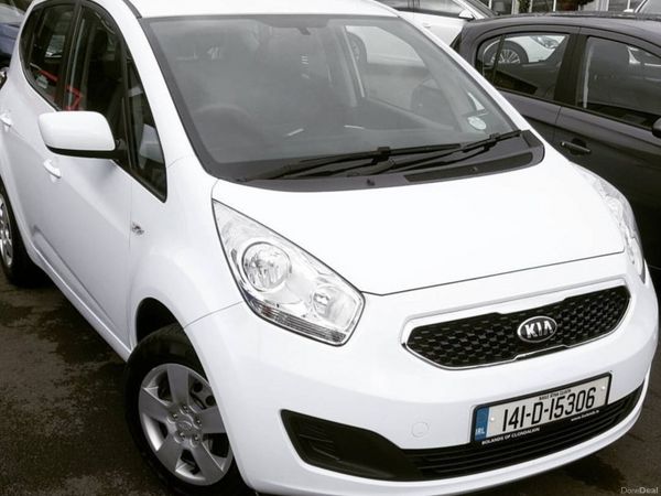 Kia Venga MPV, Petrol, 2014, White
