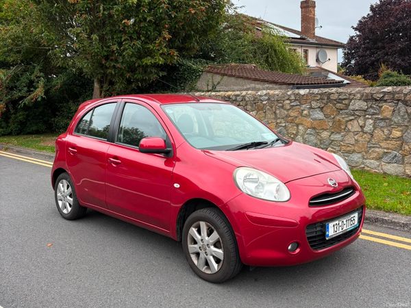 Nissan Micra Hatchback, Petrol, 2013, Red