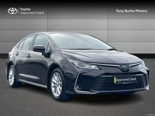 Toyota Corolla Saloon, Petrol Hybrid, 2022, Black