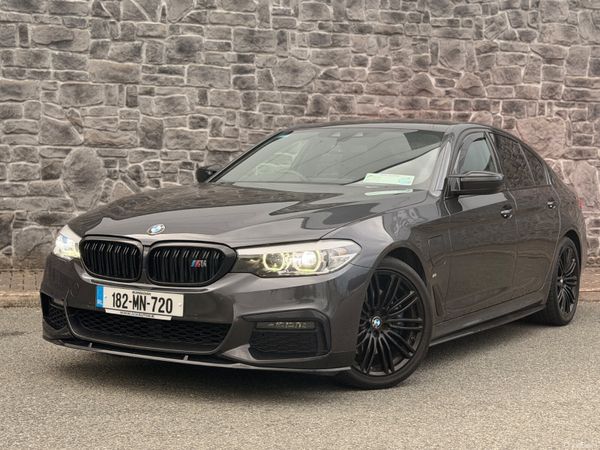 BMW 5-Series Saloon, Petrol Plug-in Hybrid, 2018, Grey