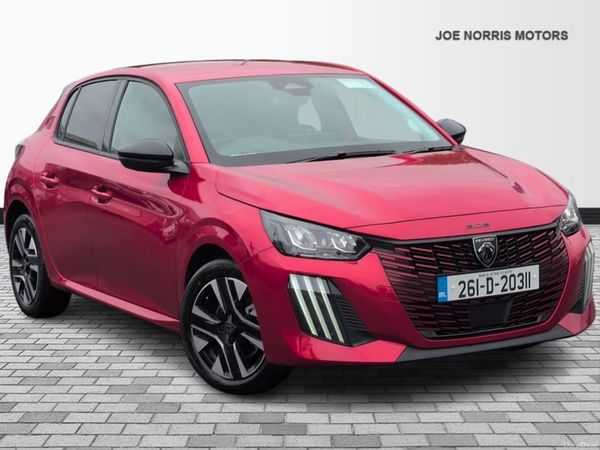 Peugeot 208 Hatchback, Petrol Hybrid, 2026, Red