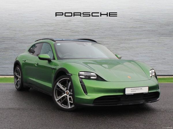 Porsche Taycan Estate, Electric, 2022, Green