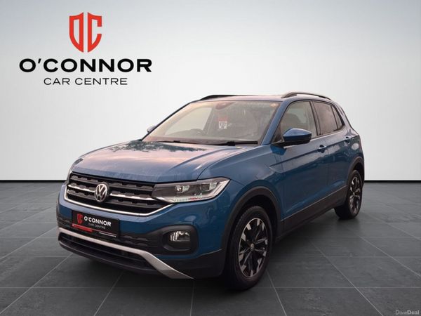 Volkswagen T-Cross SUV, Petrol, 2020, Blue