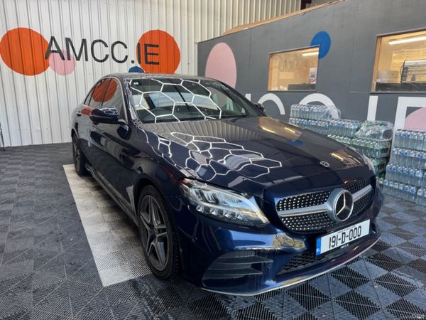 Mercedes-Benz C-Class Saloon, Petrol, 2019, Blue
