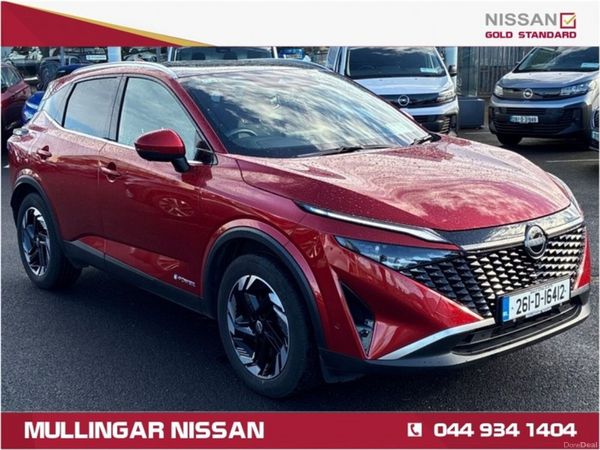 Nissan Qashqai MPV, Petrol Hybrid, 2026, Red