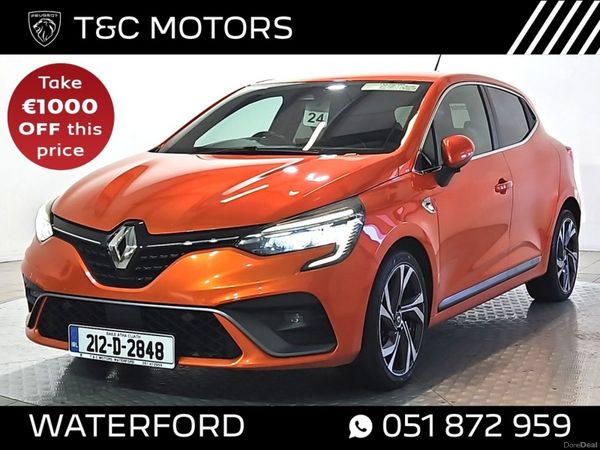 Renault Clio Hatchback, Petrol, 2021, Orange
