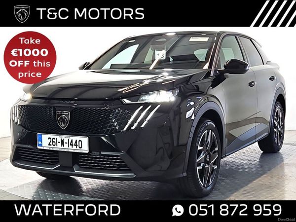 Peugeot 3008 MPV, Petrol, 2026, Black