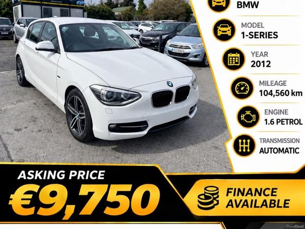 BMW 1-Series Hatchback, Petrol, 2012, White