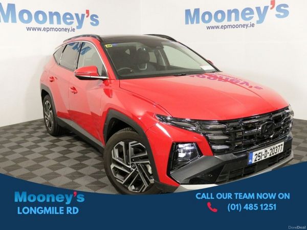 Hyundai Tucson SUV, Petrol Plug-in Hybrid, 2025, Red