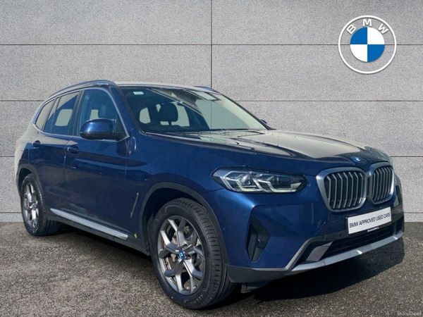 BMW X3 SUV, Petrol Plug-in Hybrid, 2024, Blue