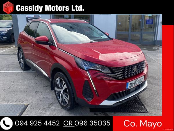 Peugeot 3008 MPV, Diesel, 2021, Red