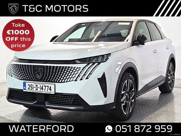 Peugeot 3008 MPV, Petrol Hybrid, 2025, White