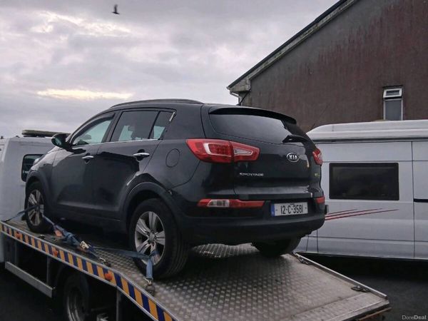 Kia Sportage SUV, Diesel, 2012, Black