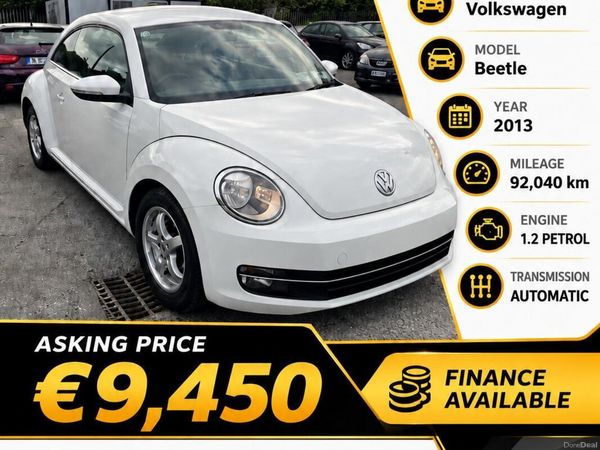Volkswagen Beetle Hatchback, Petrol, 2013, White