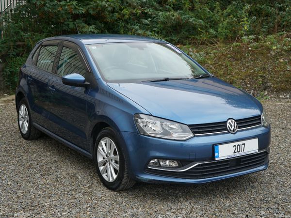 Volkswagen Polo Hatchback, Petrol, 2017, Blue