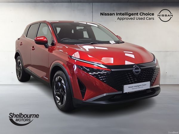 Nissan Qashqai Hatchback, Petrol Hybrid, 2025, Red
