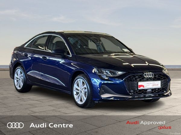 Audi A3 Saloon, Petrol, 2026, Blue