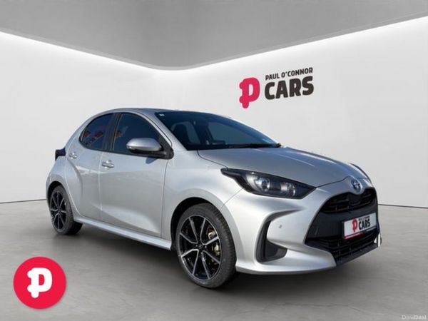 Toyota Yaris Hatchback, Petrol Hybrid, 2022, Silver