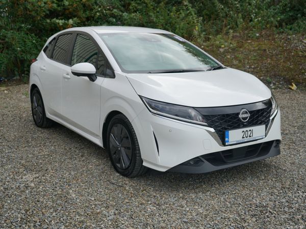 Nissan Note Hatchback, Petrol Hybrid, 2021, White