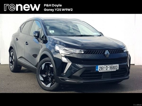 Renault Captur Hatchback, Petrol Hybrid, 2026, Black