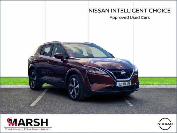 Nissan Qashqai MPV, Petrol Hybrid, 2023, Red
