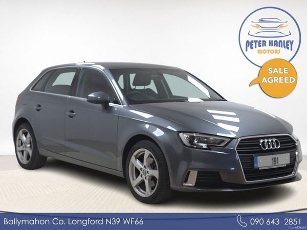 Audi A3 Hatchback, Diesel, 2019, Grey