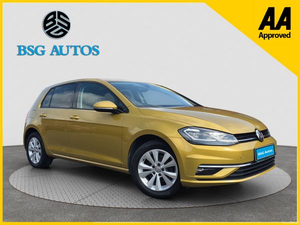 Volkswagen Golf Hatchback, Petrol, 2017, Gold