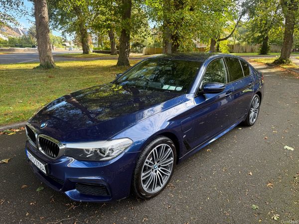 BMW 5-Series Saloon, Petrol Plug-in Hybrid, 2019, Blue