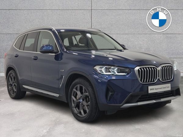 BMW X3 SUV, Petrol Plug-in Hybrid, 2022, Blue