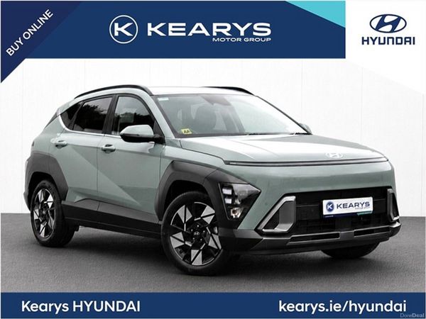 Hyundai KONA SUV, Petrol Hybrid, 2024, Green