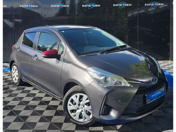 Toyota Vitz Hatchback, Petrol Hybrid, 2019, Grey