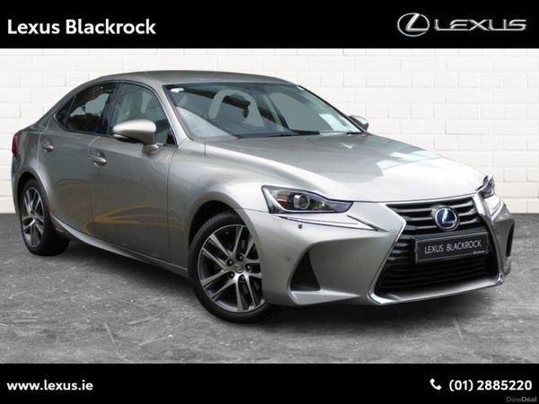 Lexus IS Saloon, Petrol Hybrid, 2017, Silver