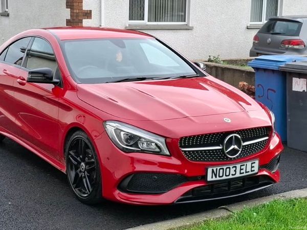 Mercedes-Benz CLA Saloon, Petrol, 2018, Red