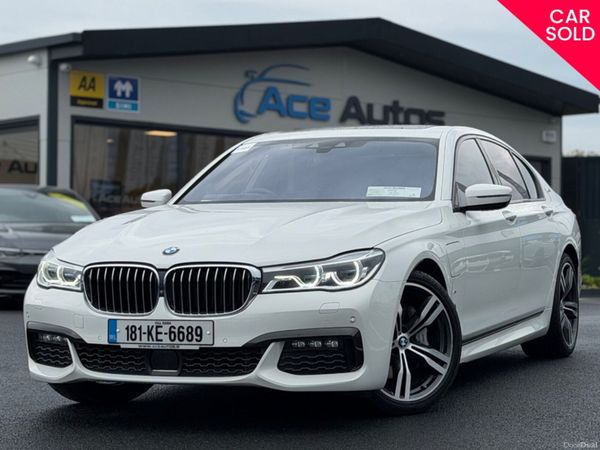 BMW 7-Series Saloon, Petrol Plug-in Hybrid, 2018, White