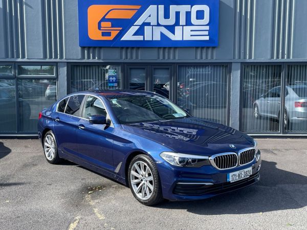 BMW 5-Series Saloon, Diesel, 2017, Blue