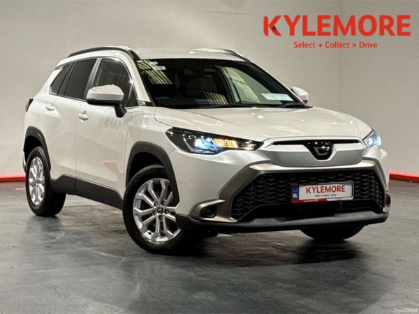 Toyota Corolla Cross SUV, Petrol Hybrid, 2024, White